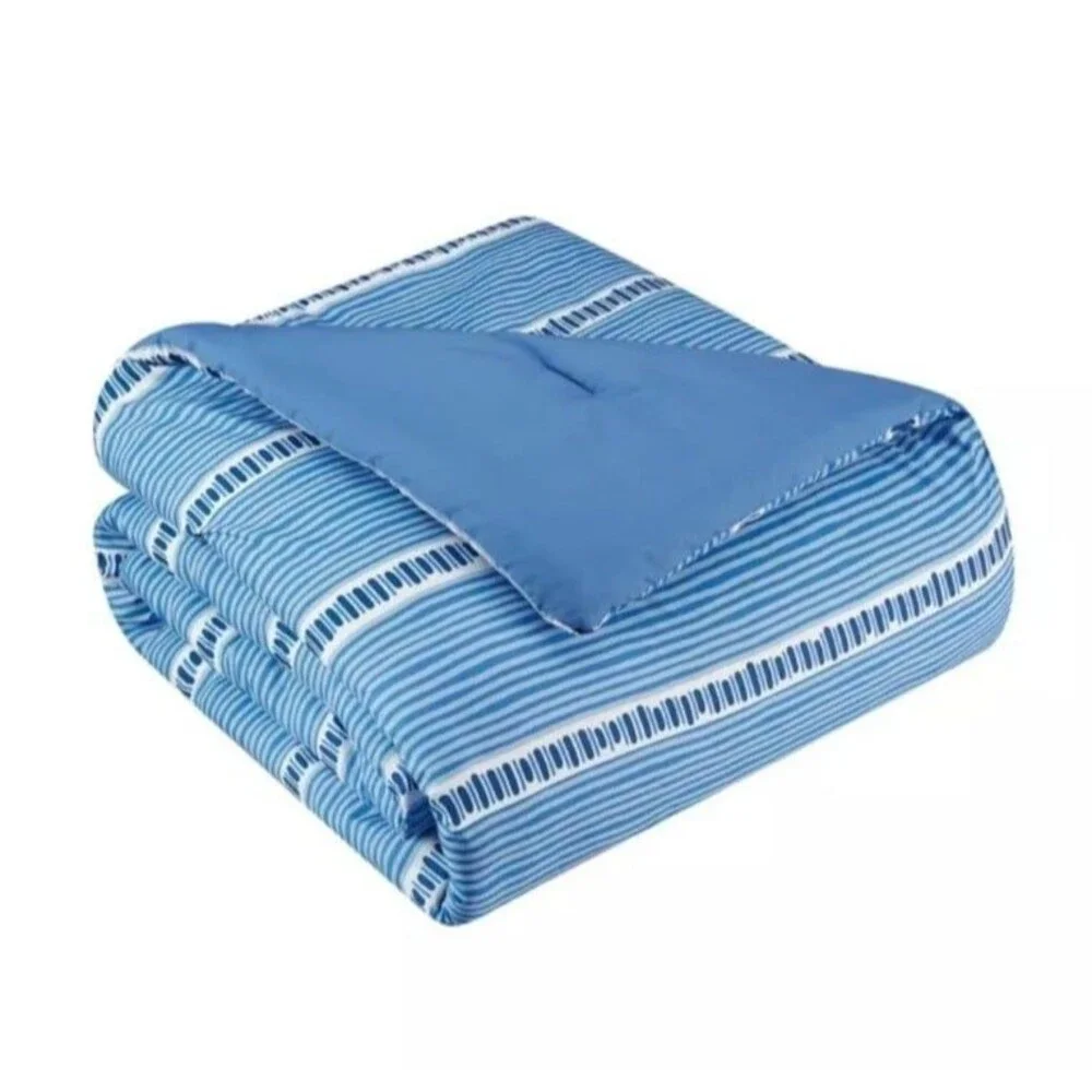 Marmalade 7-Piece Queen Reversible Comforter Set in Blue NWT